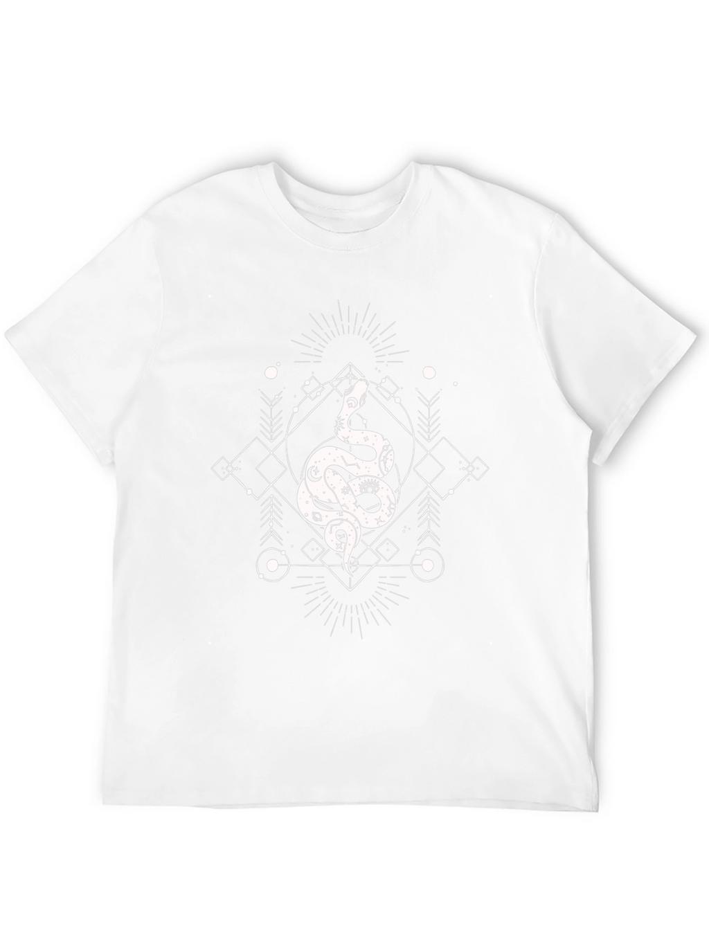 Mystic Snake Graphic Tee - Occult Style