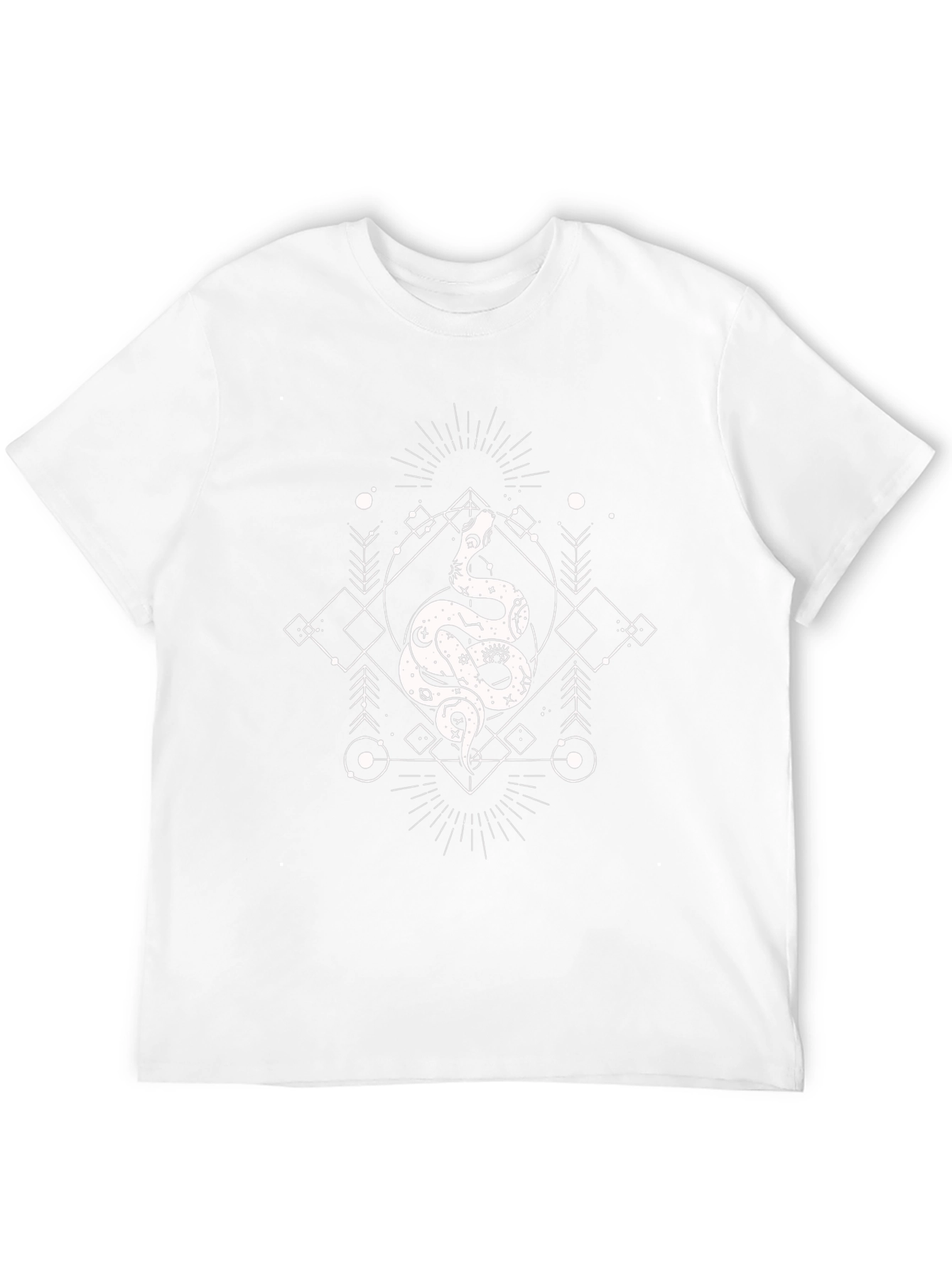 Mystic Snake Graphic Tee - Occult Style