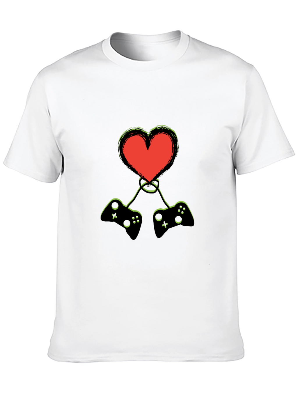 Gamer Heart T-Shirt - Love Gaming!