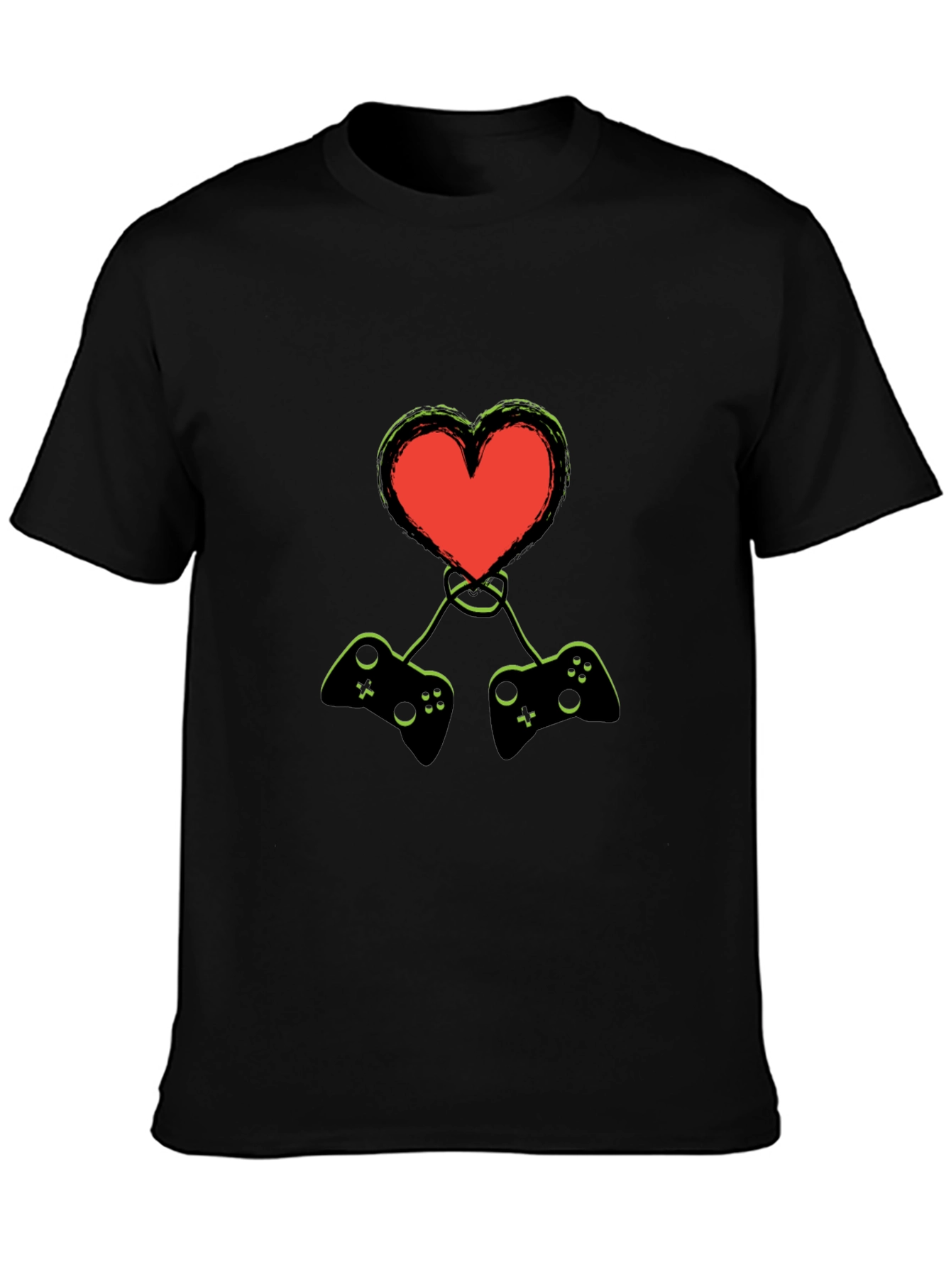 Gamer Heart T-Shirt - Love Gaming!