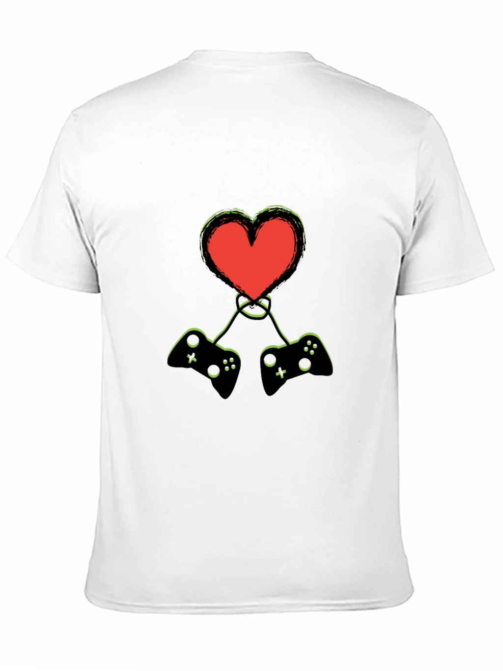 Gamer Heart T-Shirt - Love Gaming!