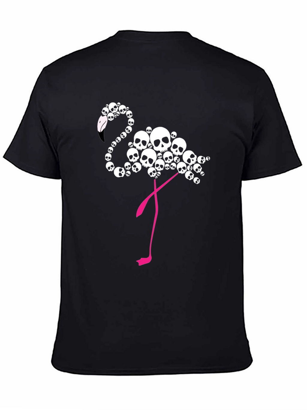 Skull Flamingo Graphic T-Shirt