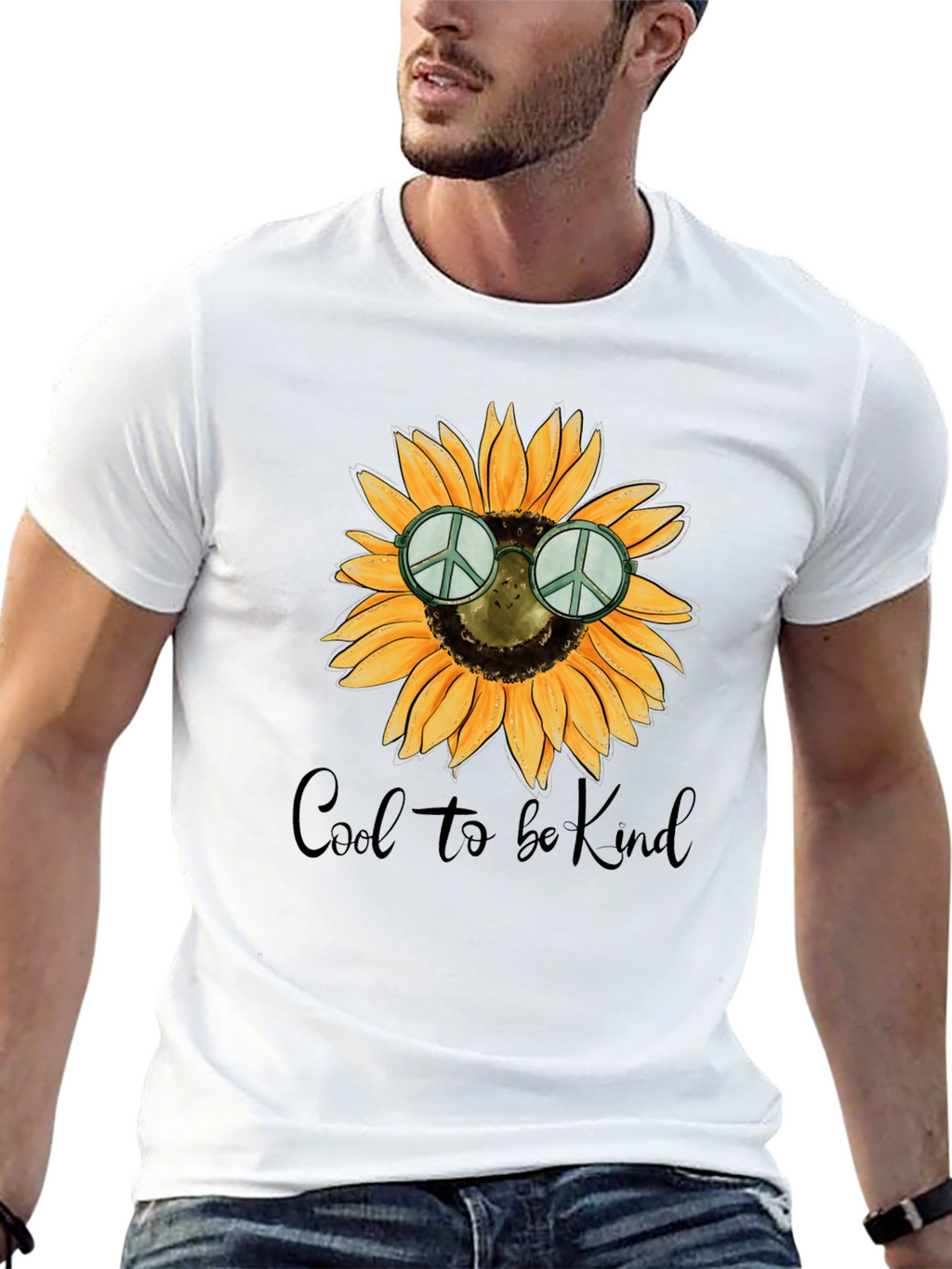 Cool to be Kind Sunflower Graphic Tee