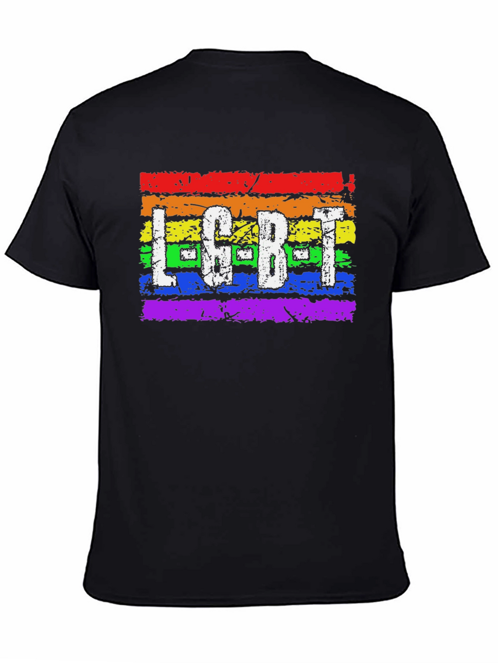 LGBT Pride T-Shirt - Rainbow Design