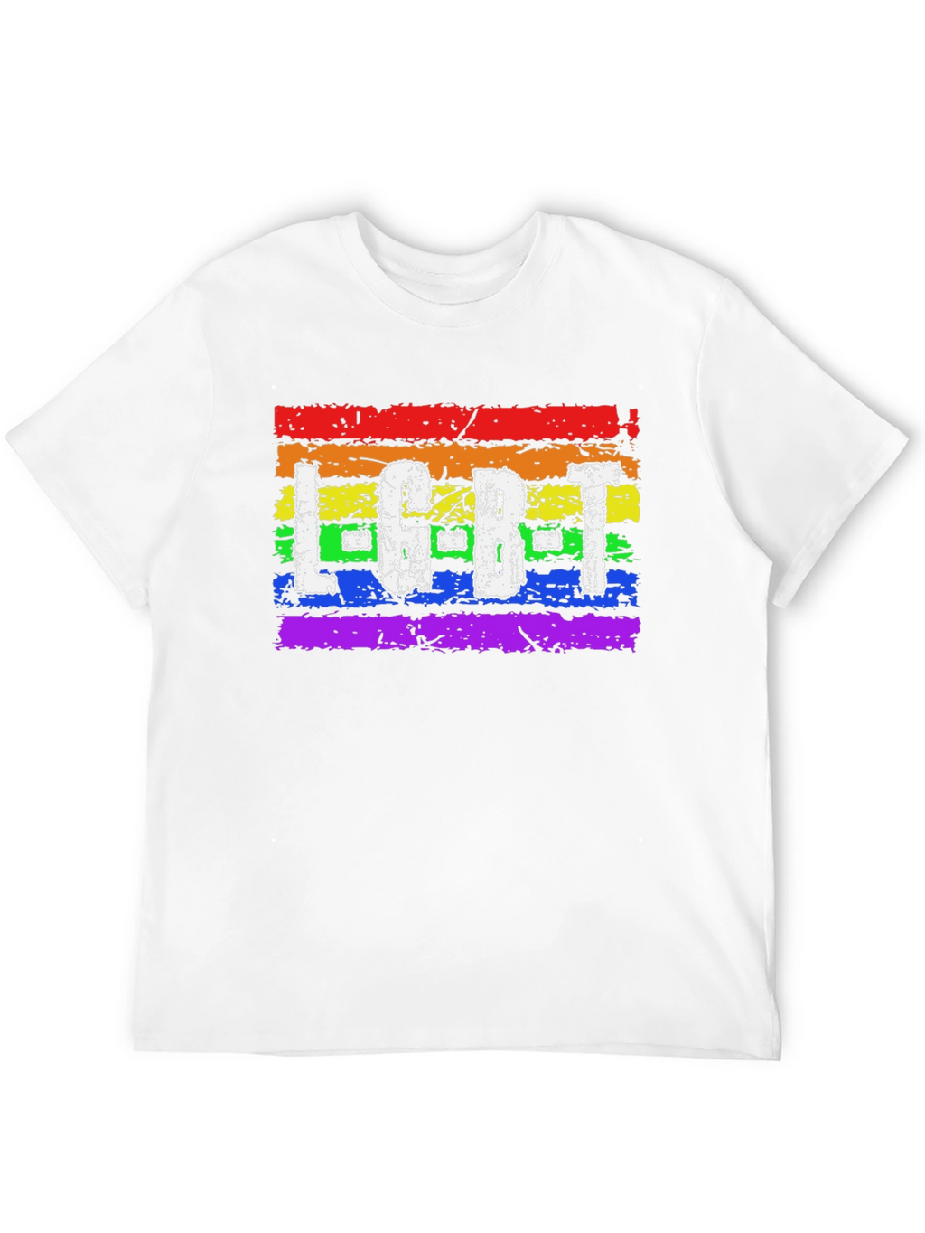 LGBT Pride T-Shirt - Rainbow Design