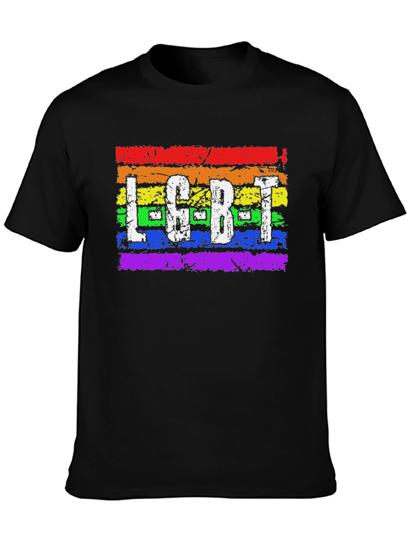 LGBT Pride T-Shirt - Rainbow Design