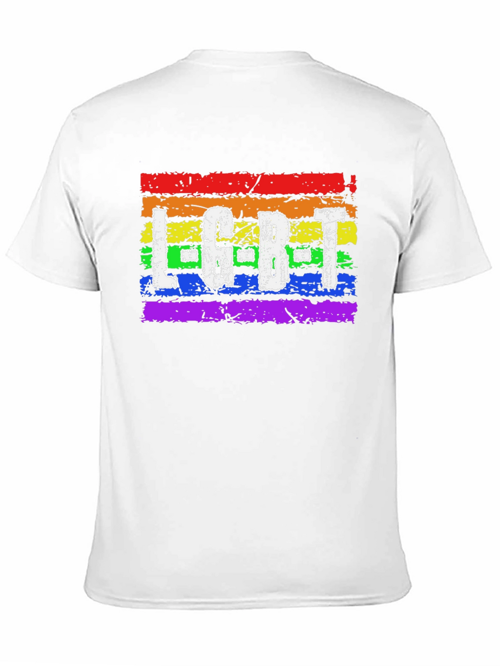 LGBT Pride T-Shirt - Rainbow Design