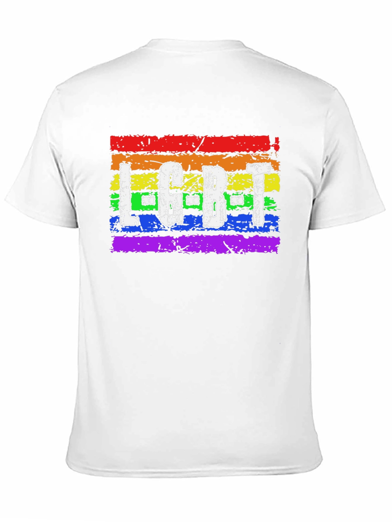 LGBT Pride T-Shirt - Rainbow Design