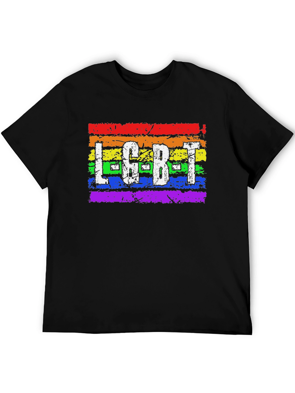 LGBT Pride T-Shirt - Rainbow Design