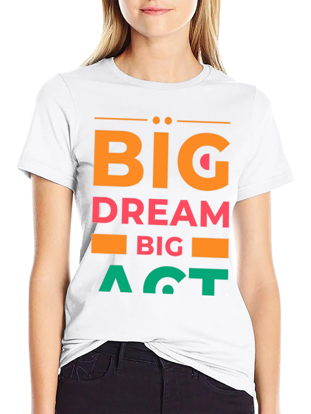 Big Dream Big Act Mens Graphic Tee