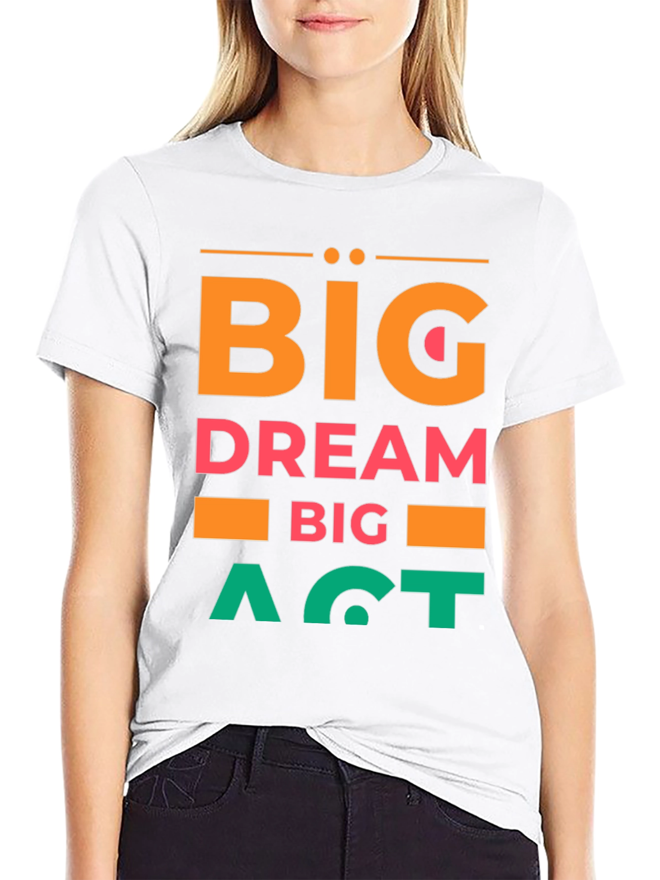 Big Dream Big Act Mens Graphic Tee