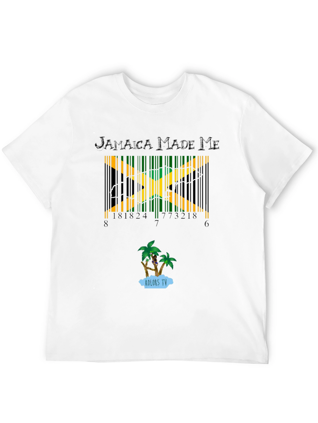 Jamaica Made Me Barcode T-Shirt