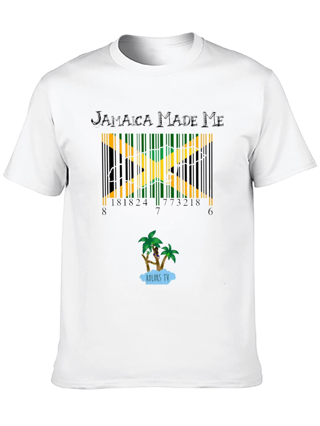 Jamaica Made Me Barcode T-Shirt