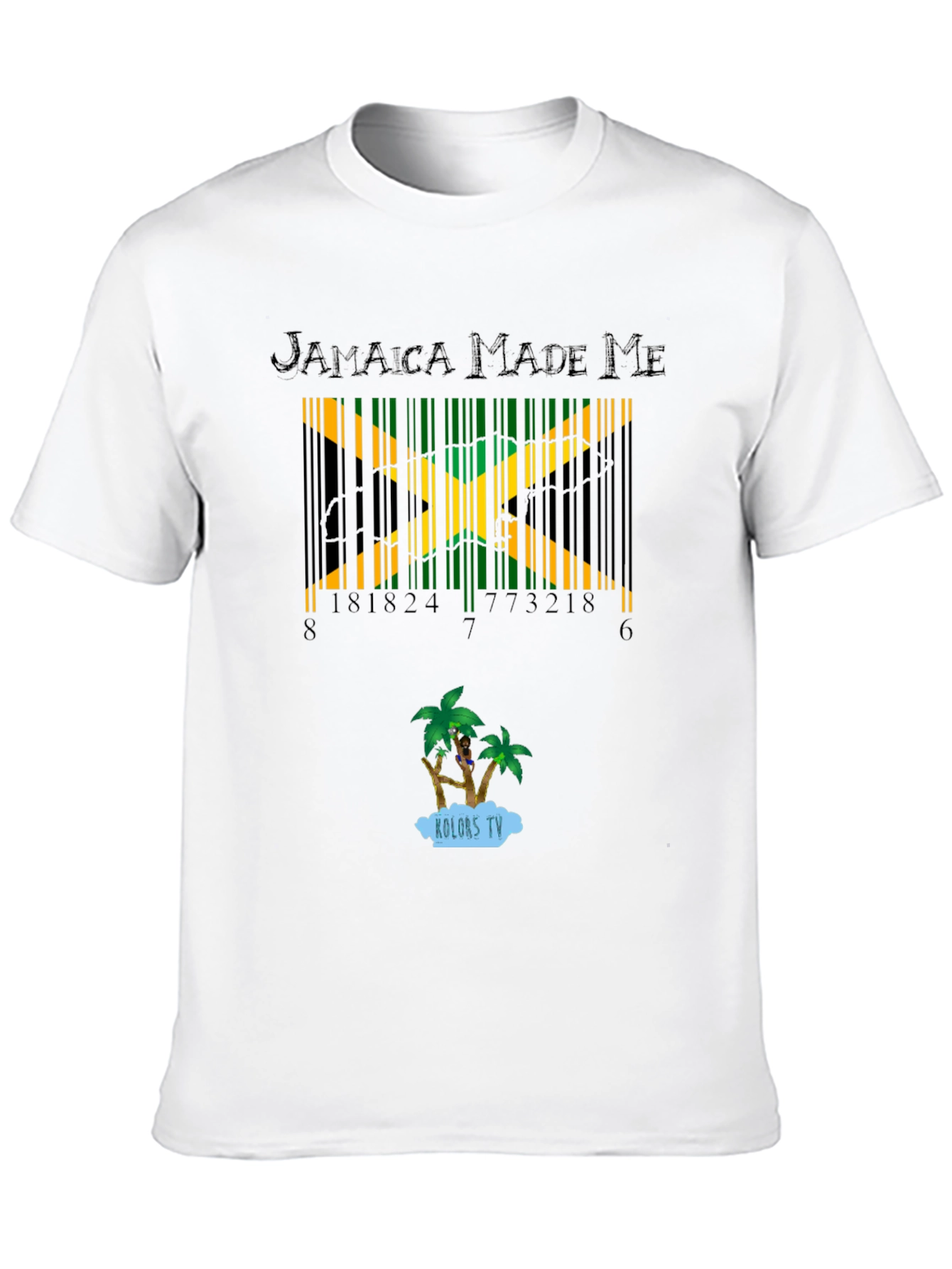 Jamaica Made Me Barcode T-Shirt