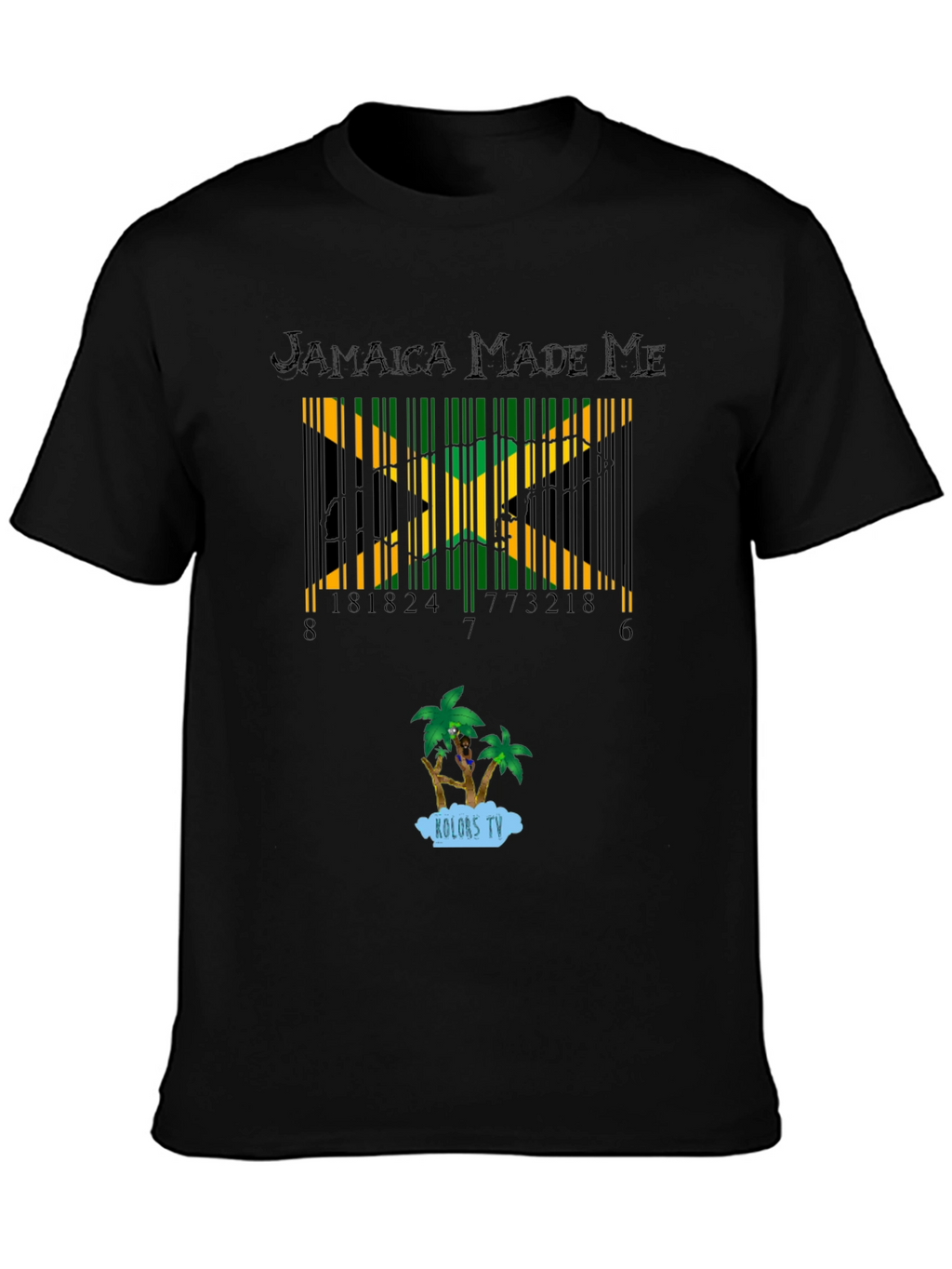 Jamaica Made Me Barcode T-Shirt