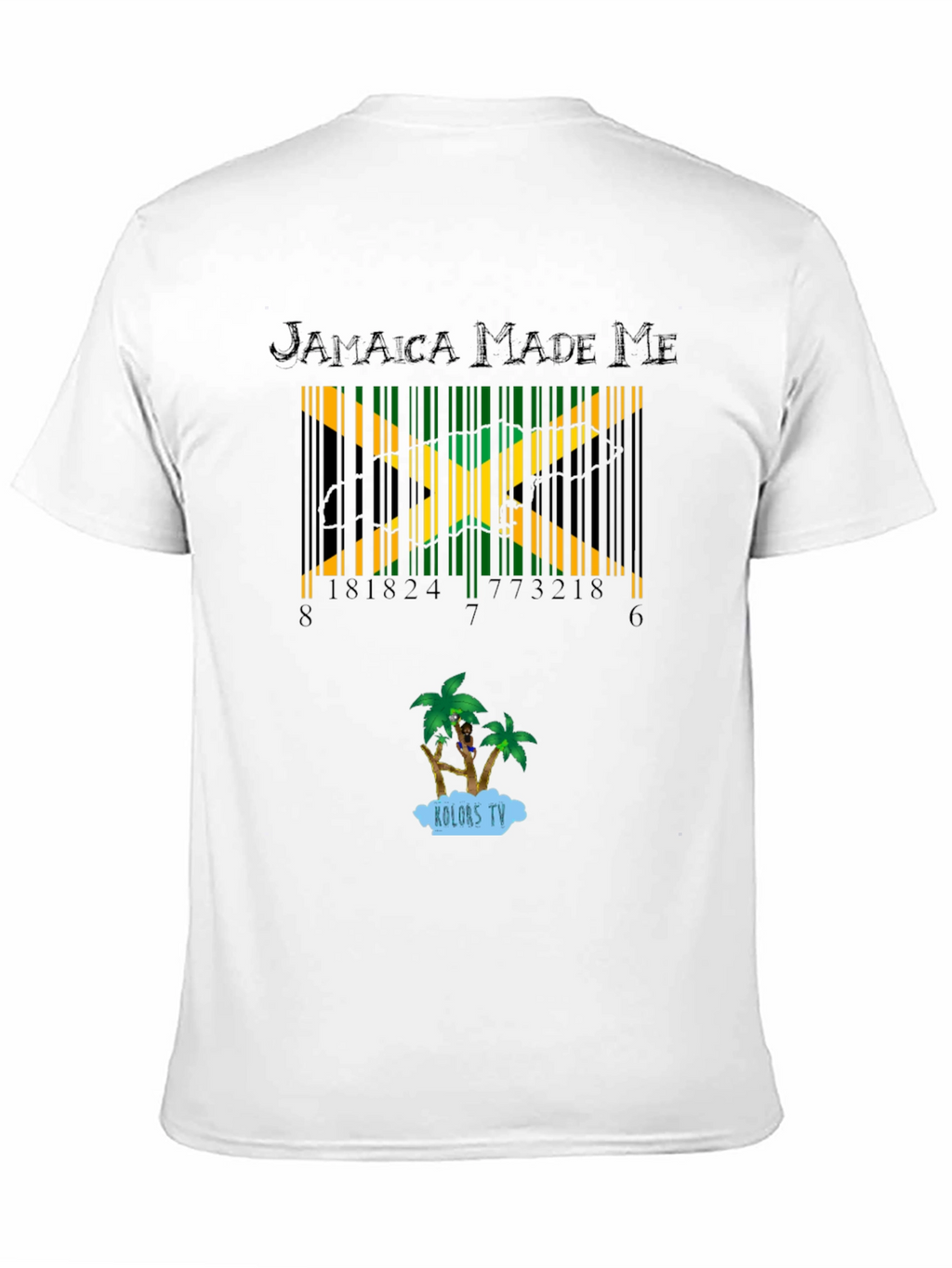 Jamaica Made Me Barcode T-Shirt