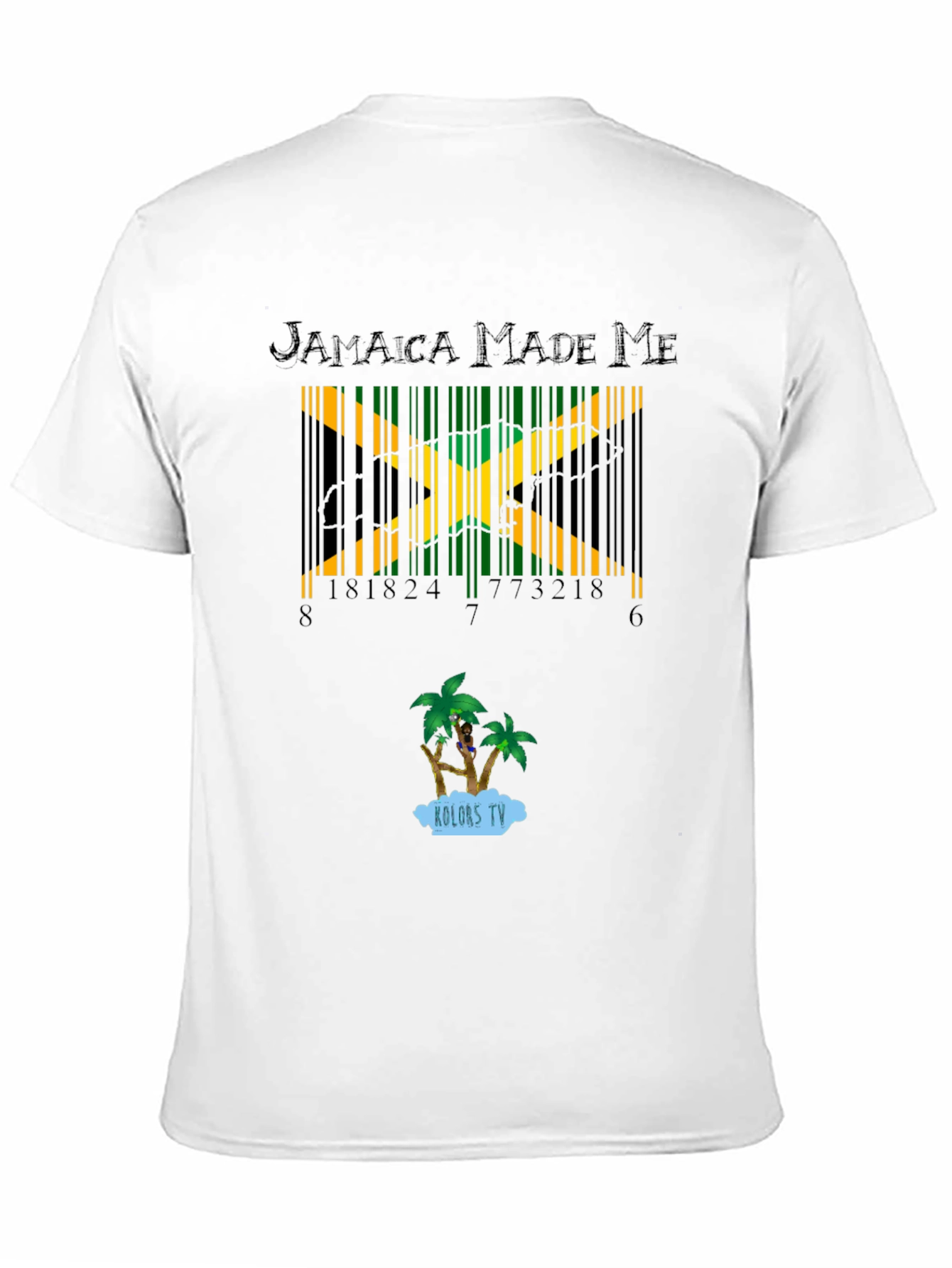 Jamaica Made Me Barcode T-Shirt