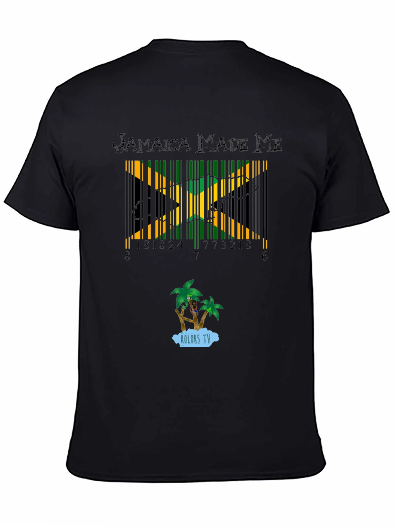 Jamaica Made Me Barcode T-Shirt