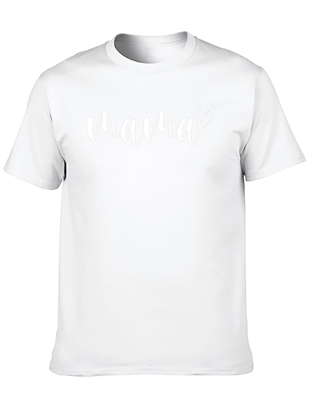 Mama Heart Graphic T-Shirt - Stylish Mom Tee