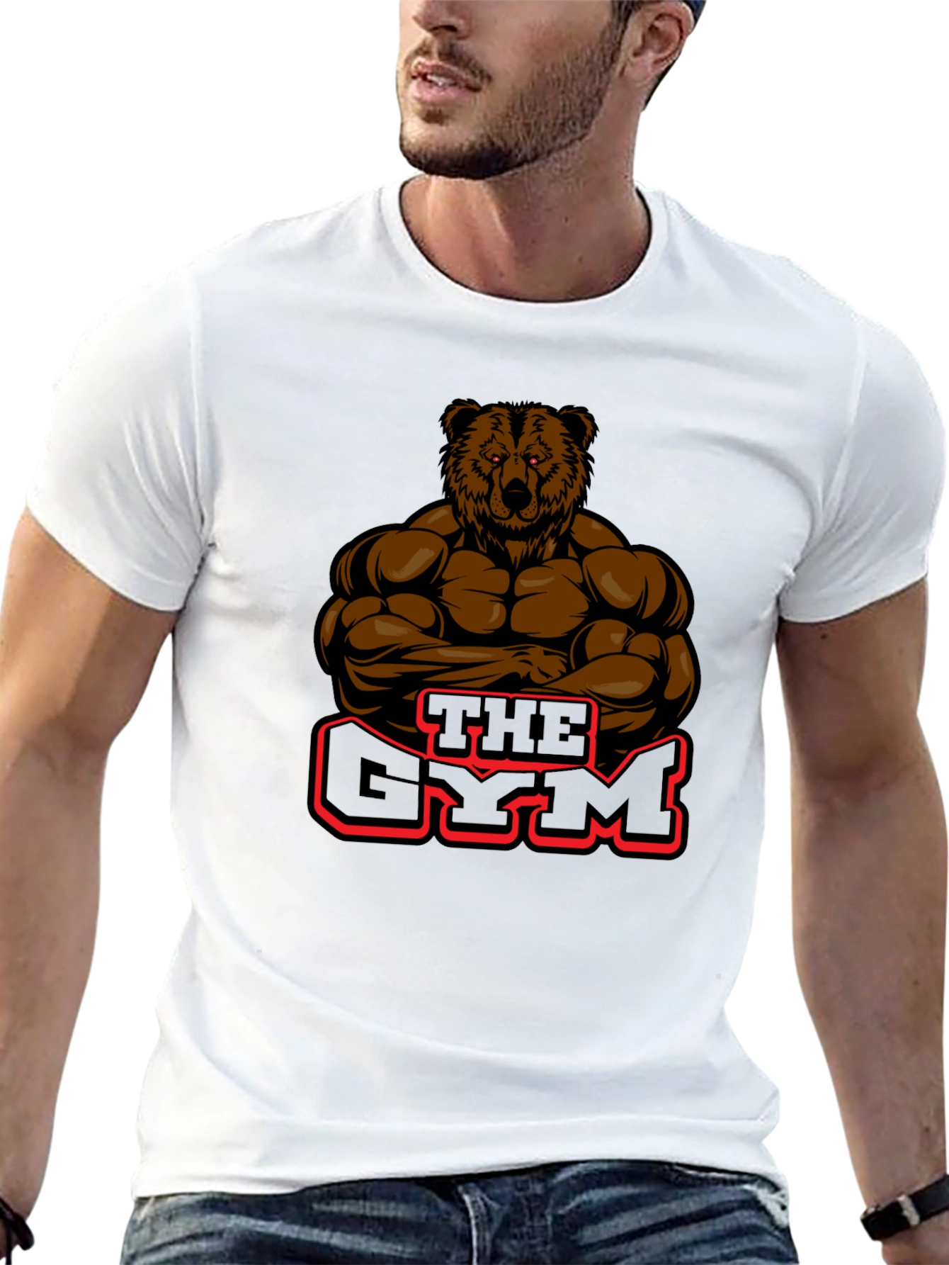 The Gym Bear Graphic Tee