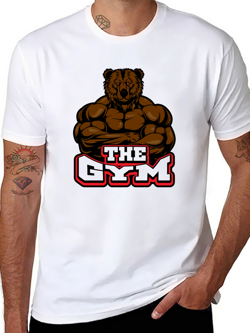 The Gym Bear Graphic Tee
