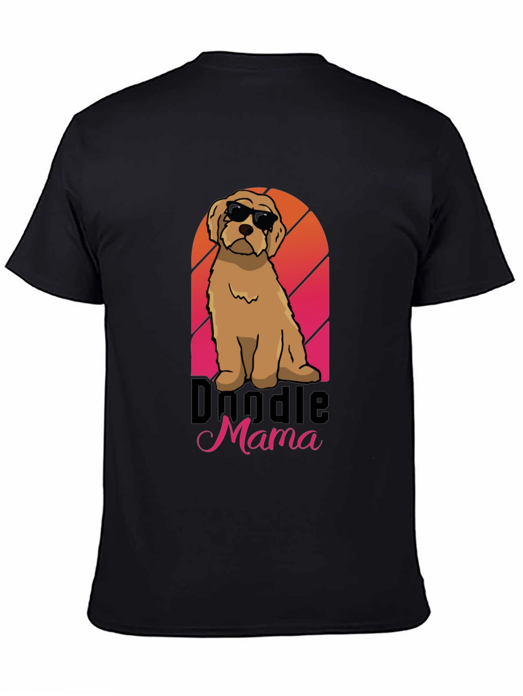 Doodle Mama Sunset T-Shirt – Cute Dog Mom Graphic Tee