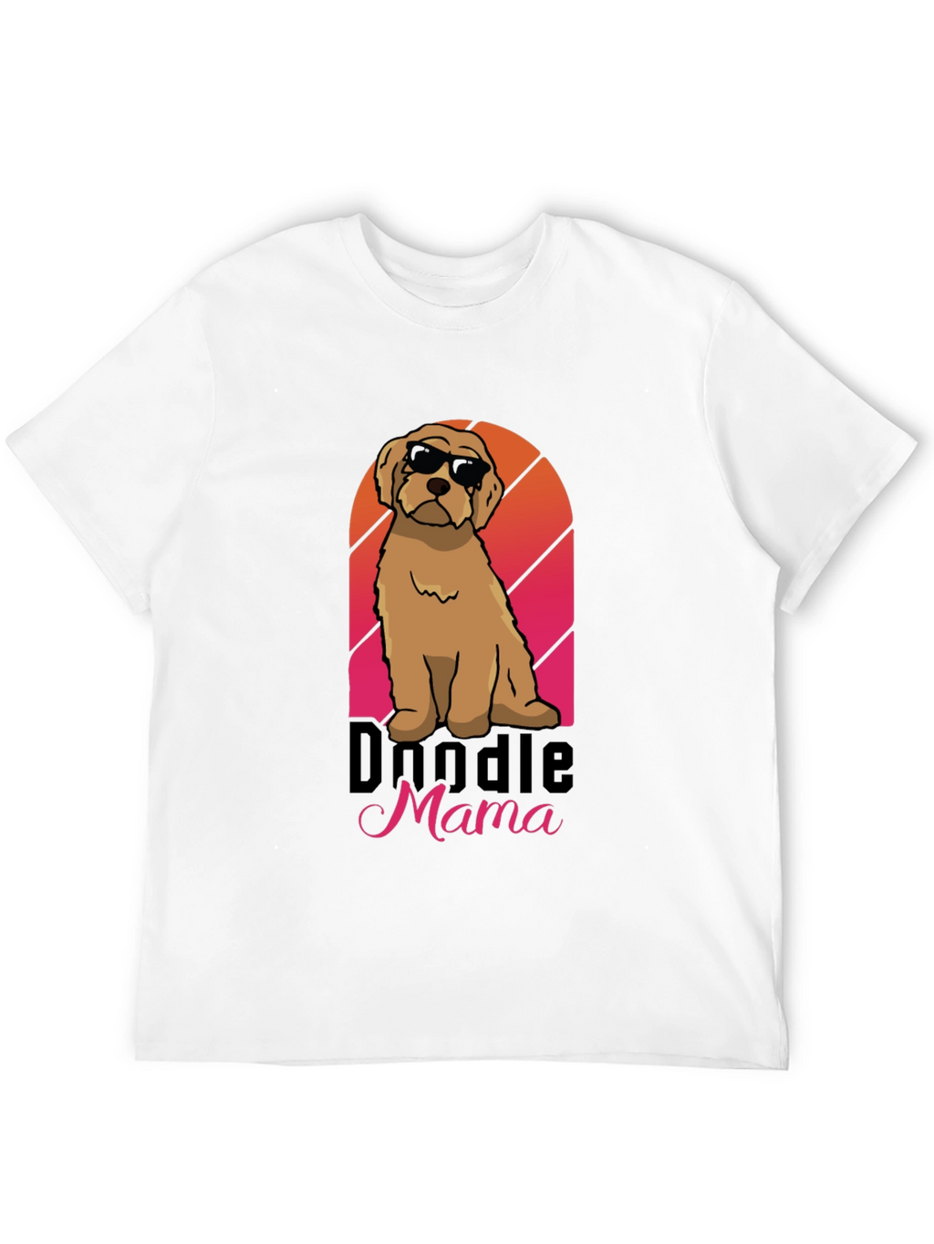 Doodle Mama Sunset T-Shirt – Cute Dog Mom Graphic Tee