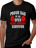 Proud Dad Open Heart Surgery Survivor T-Shirt