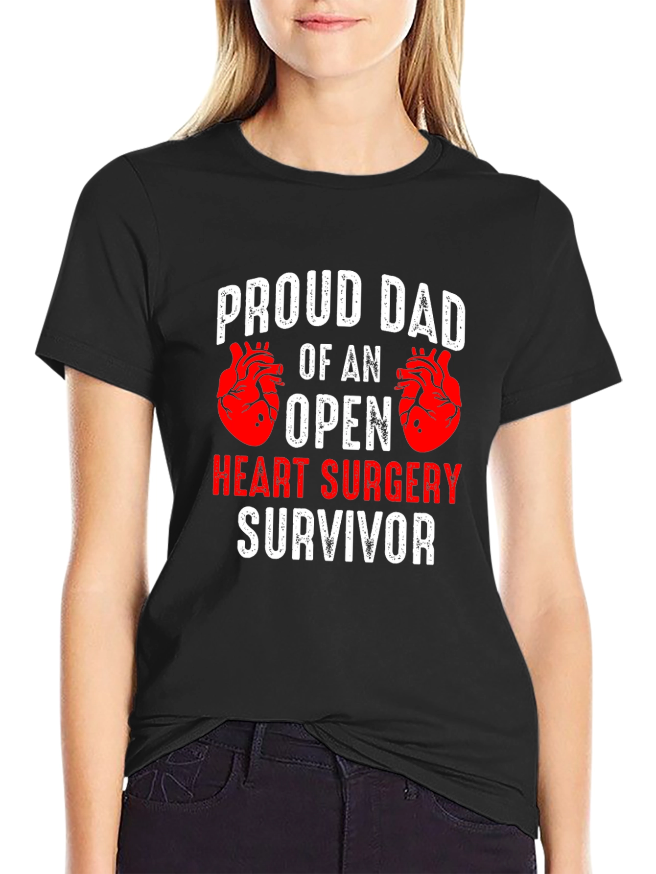 Proud Dad Open Heart Surgery Survivor T-Shirt