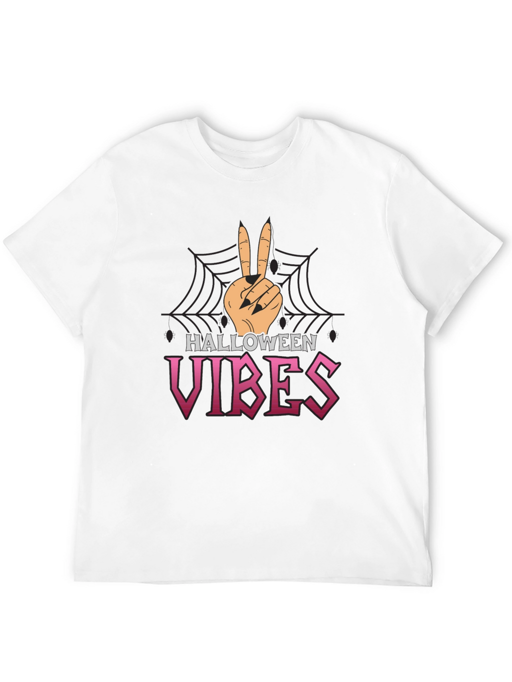 Halloween Vibes Black Graphic T-Shirt