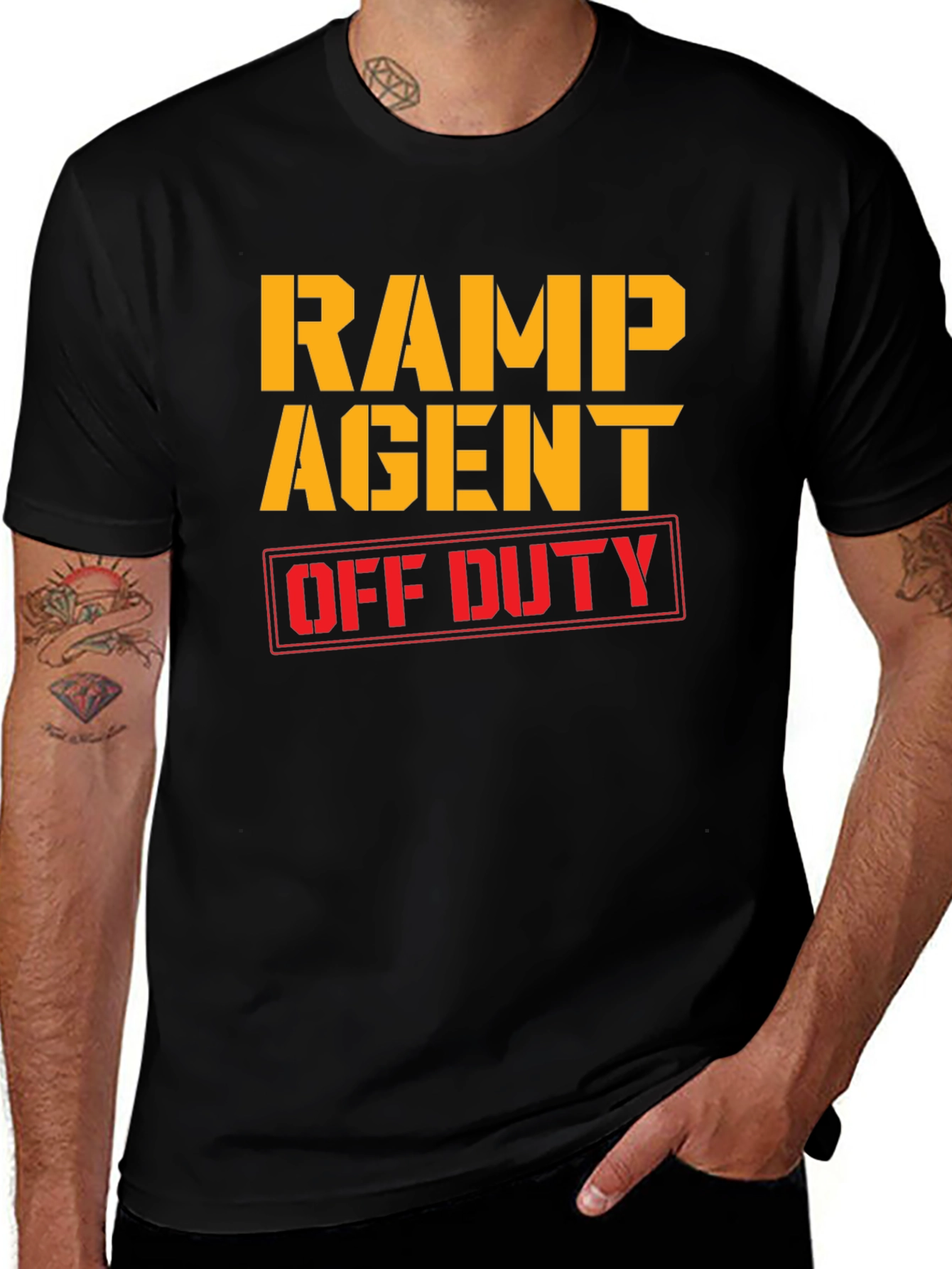 Ramp Agent Off Duty T-Shirt - Airport Aviation Apparel