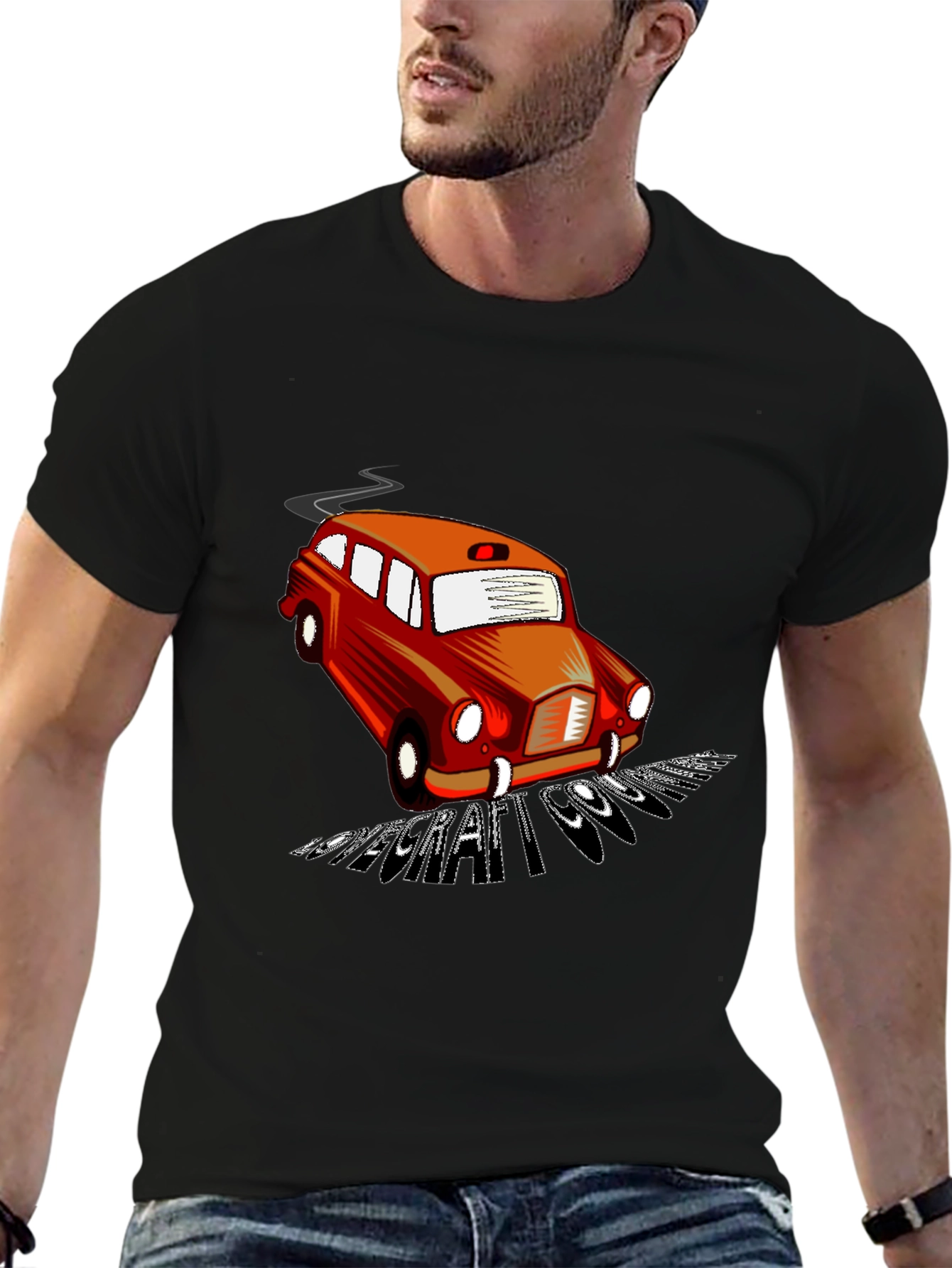 Retro Car T-Shirt - Cool Graphic Tee