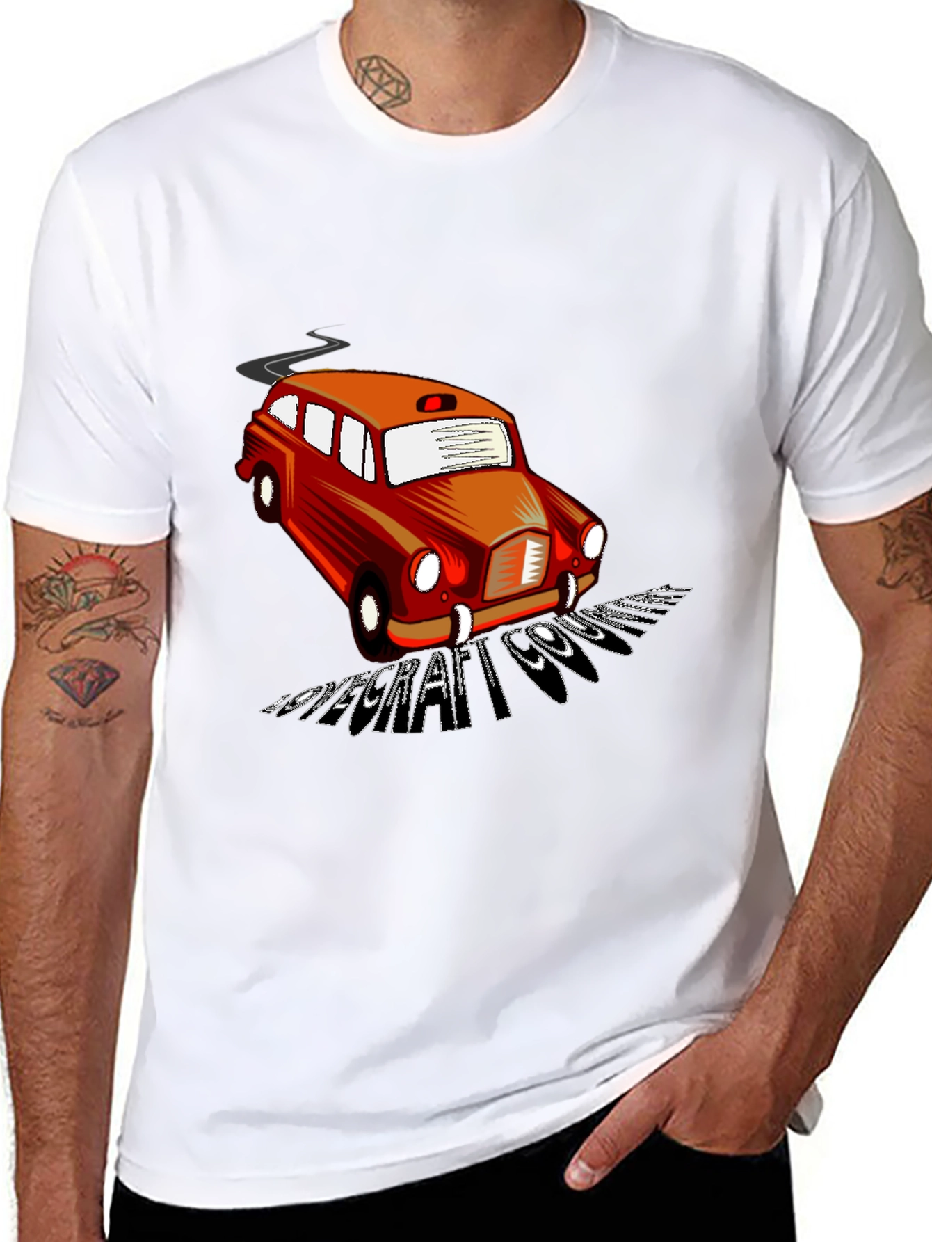 Retro Car T-Shirt - Cool Graphic Tee