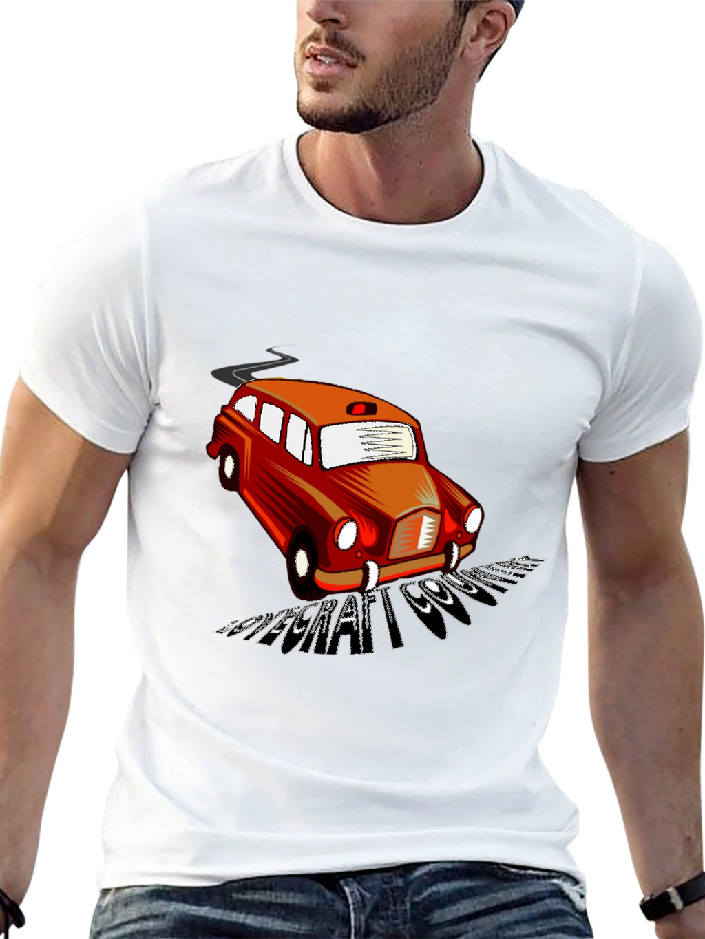 Retro Car T-Shirt - Cool Graphic Tee