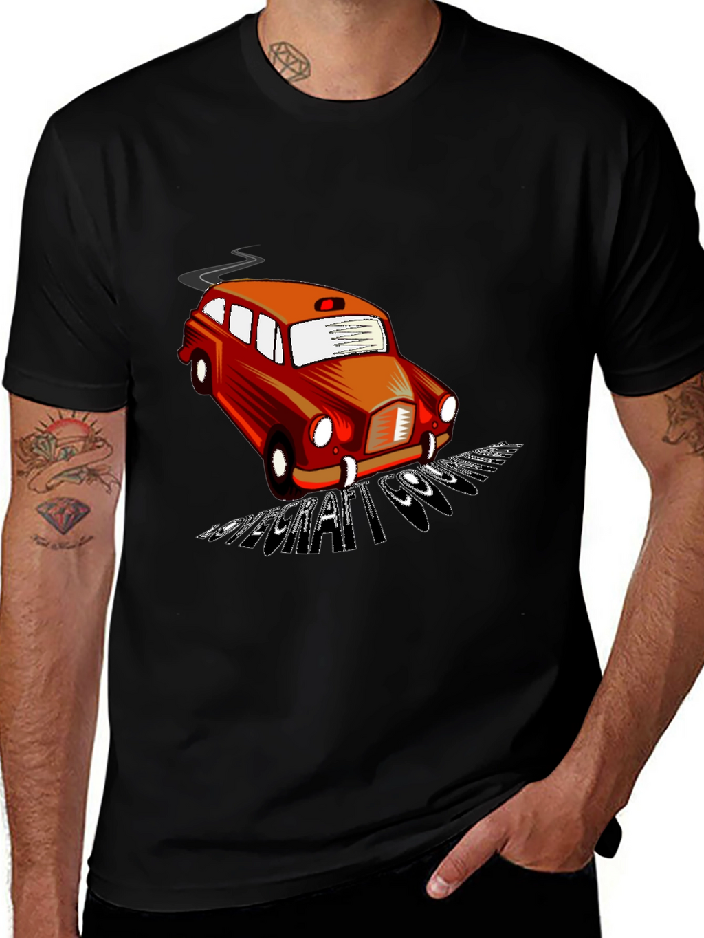 Retro Car T-Shirt - Cool Graphic Tee