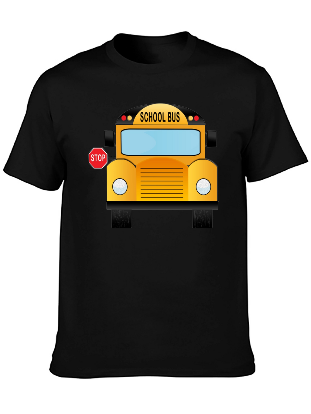 School Bus Graphic T-Shirt