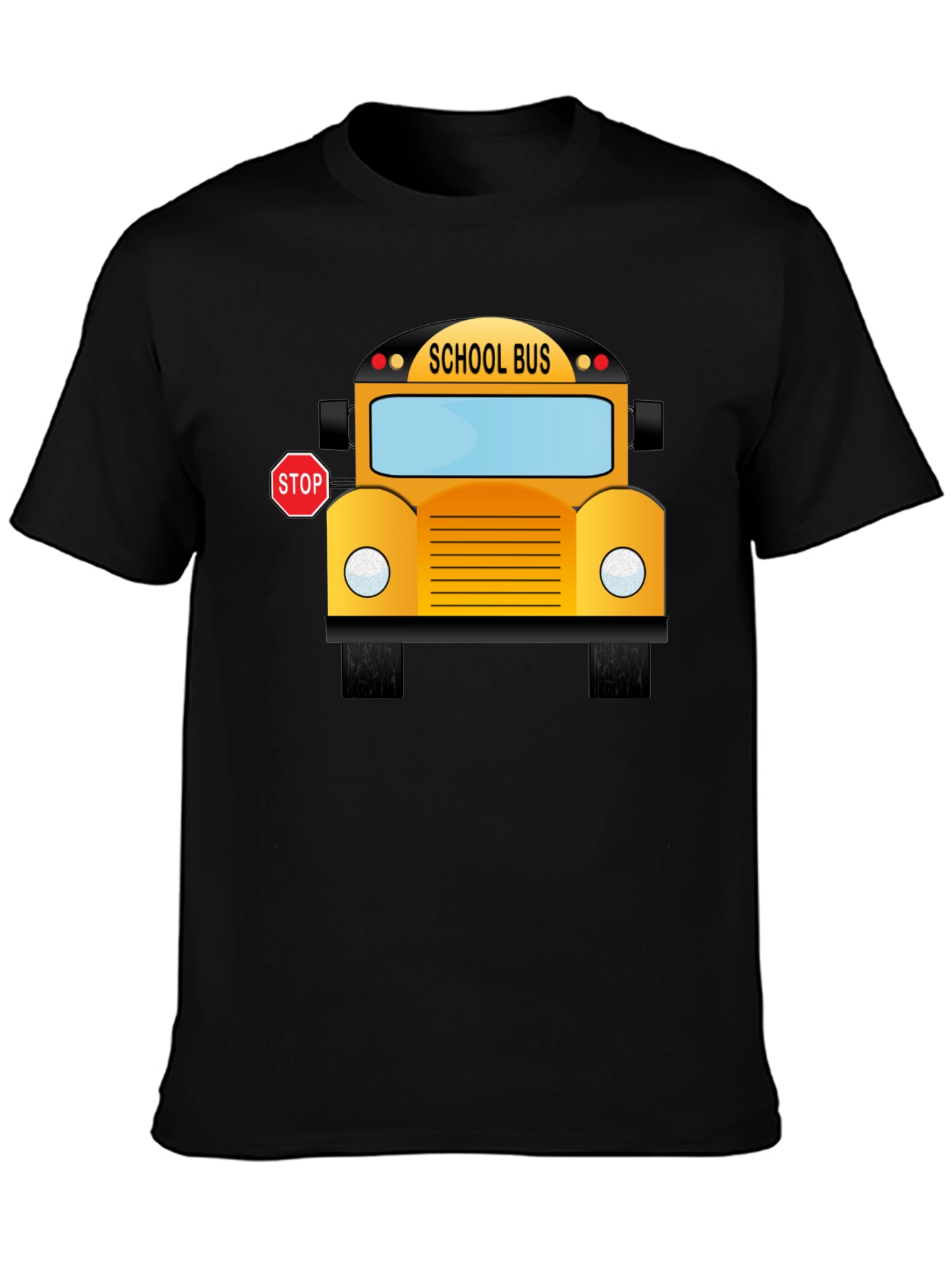 School Bus Graphic T-Shirt