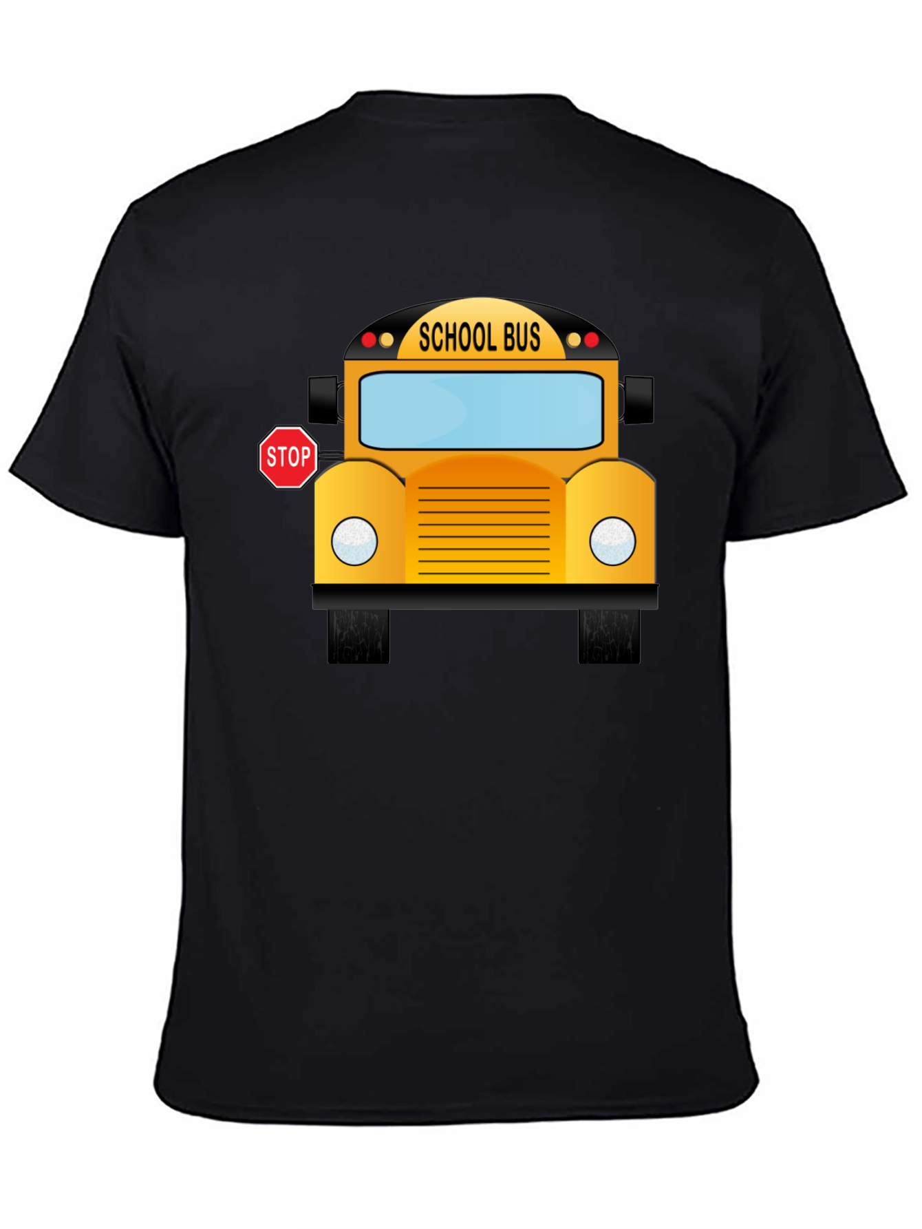 School Bus Graphic T-Shirt