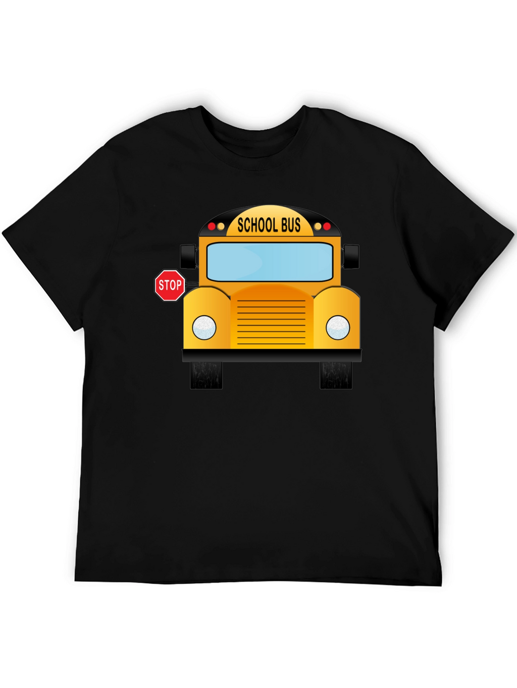 School Bus Graphic T-Shirt