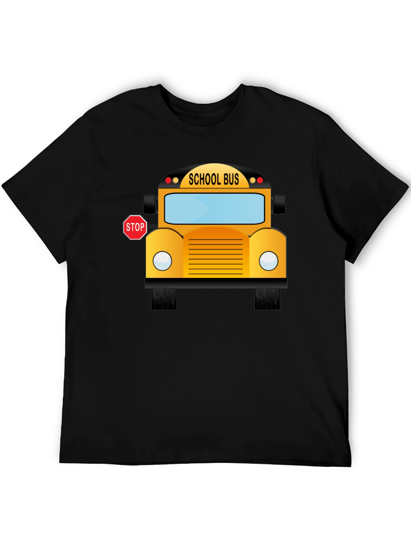 School Bus Graphic T-Shirt