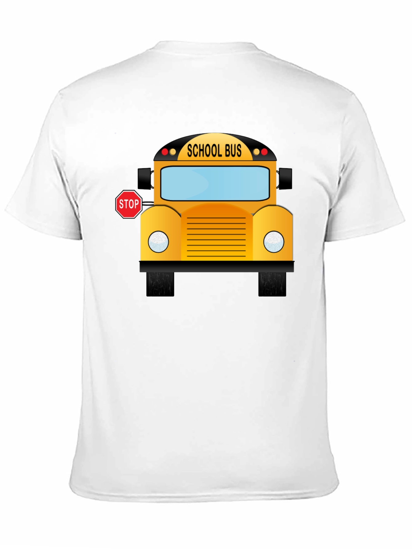 School Bus Graphic T-Shirt