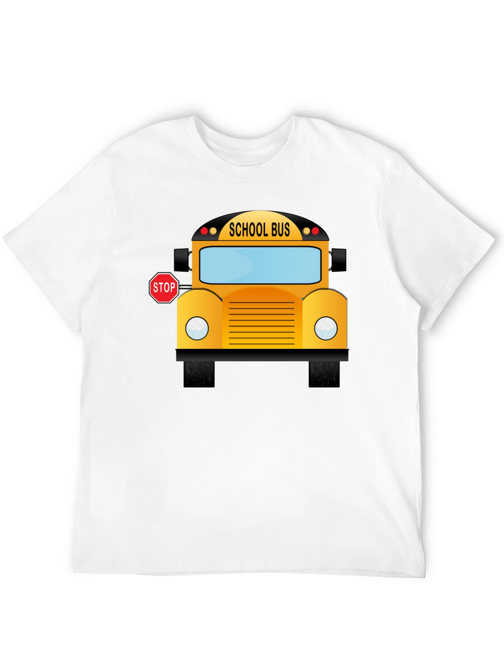 School Bus Graphic T-Shirt