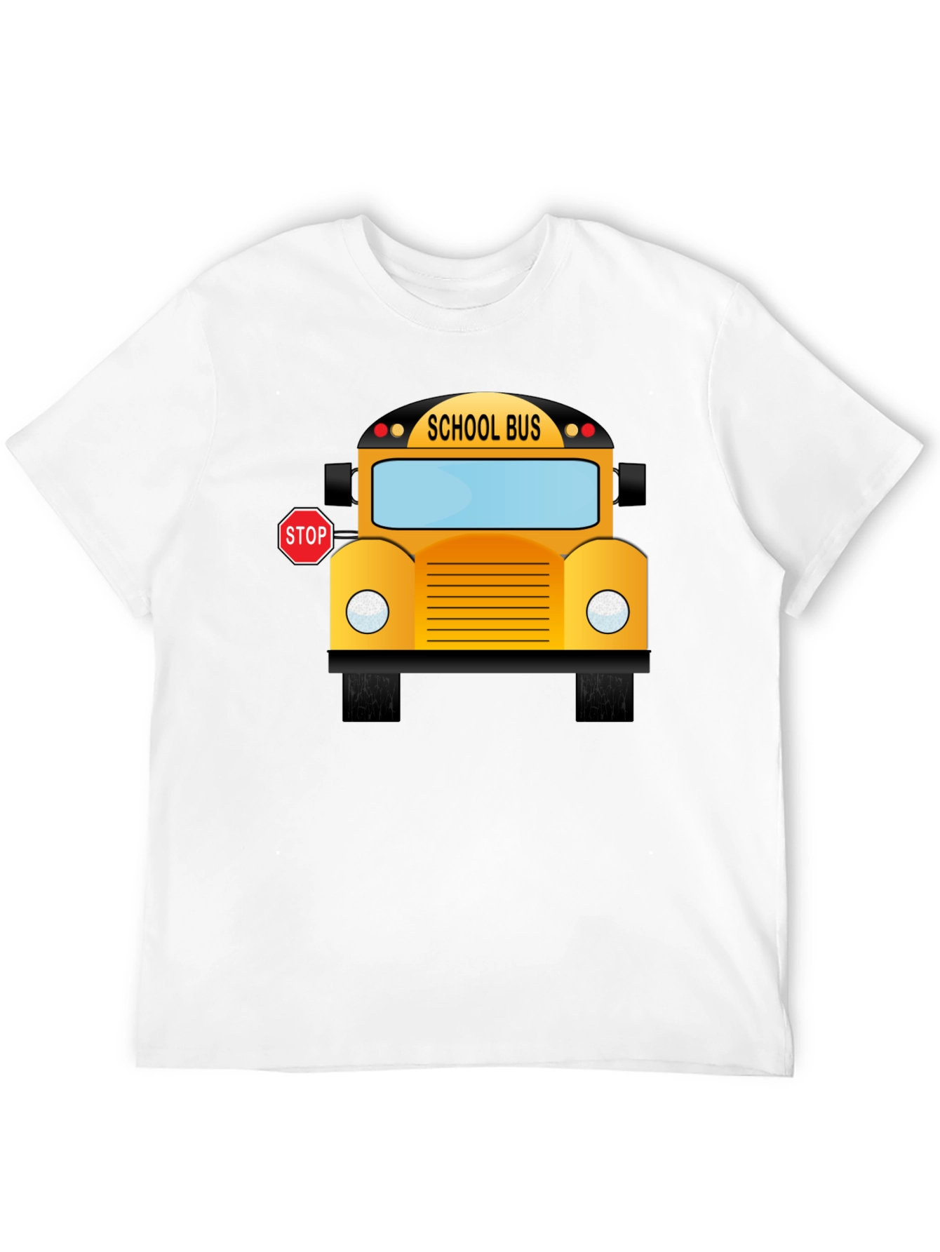School Bus Graphic T-Shirt