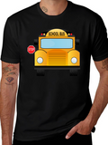 School Bus Graphic T-Shirt