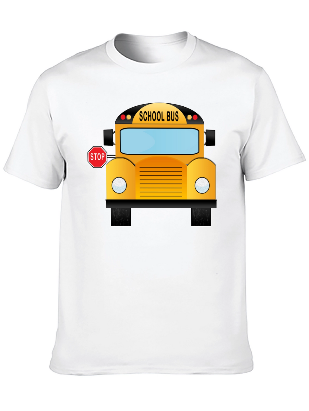 School Bus Graphic T-Shirt