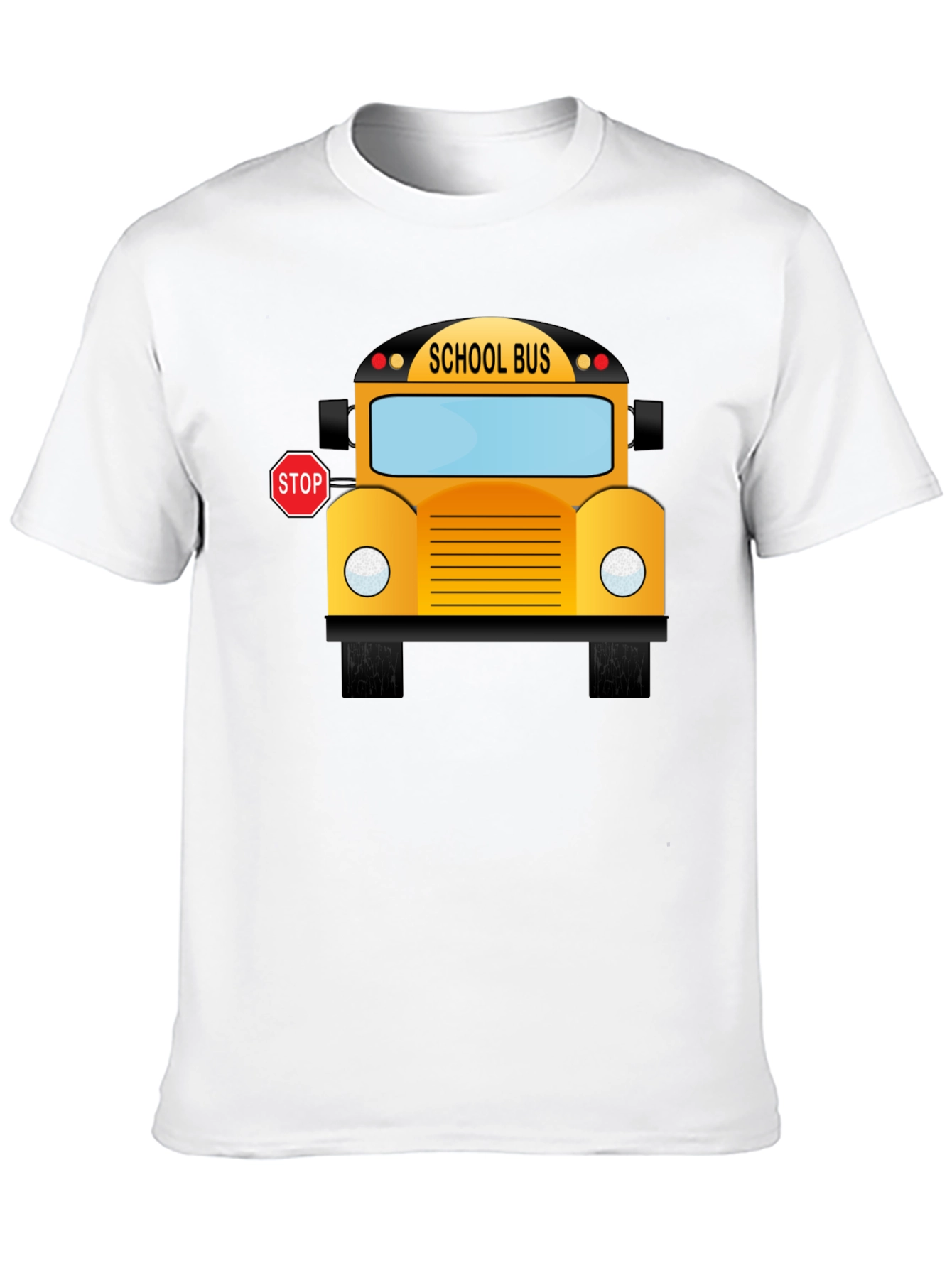 School Bus Graphic T-Shirt
