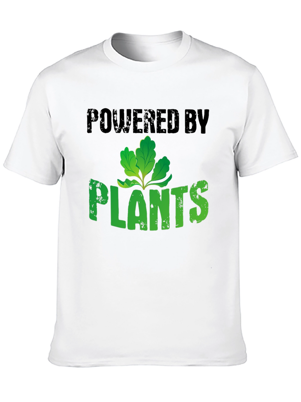 Powered by Plants Graphic Tee - Vegan Lifestyle Shirt