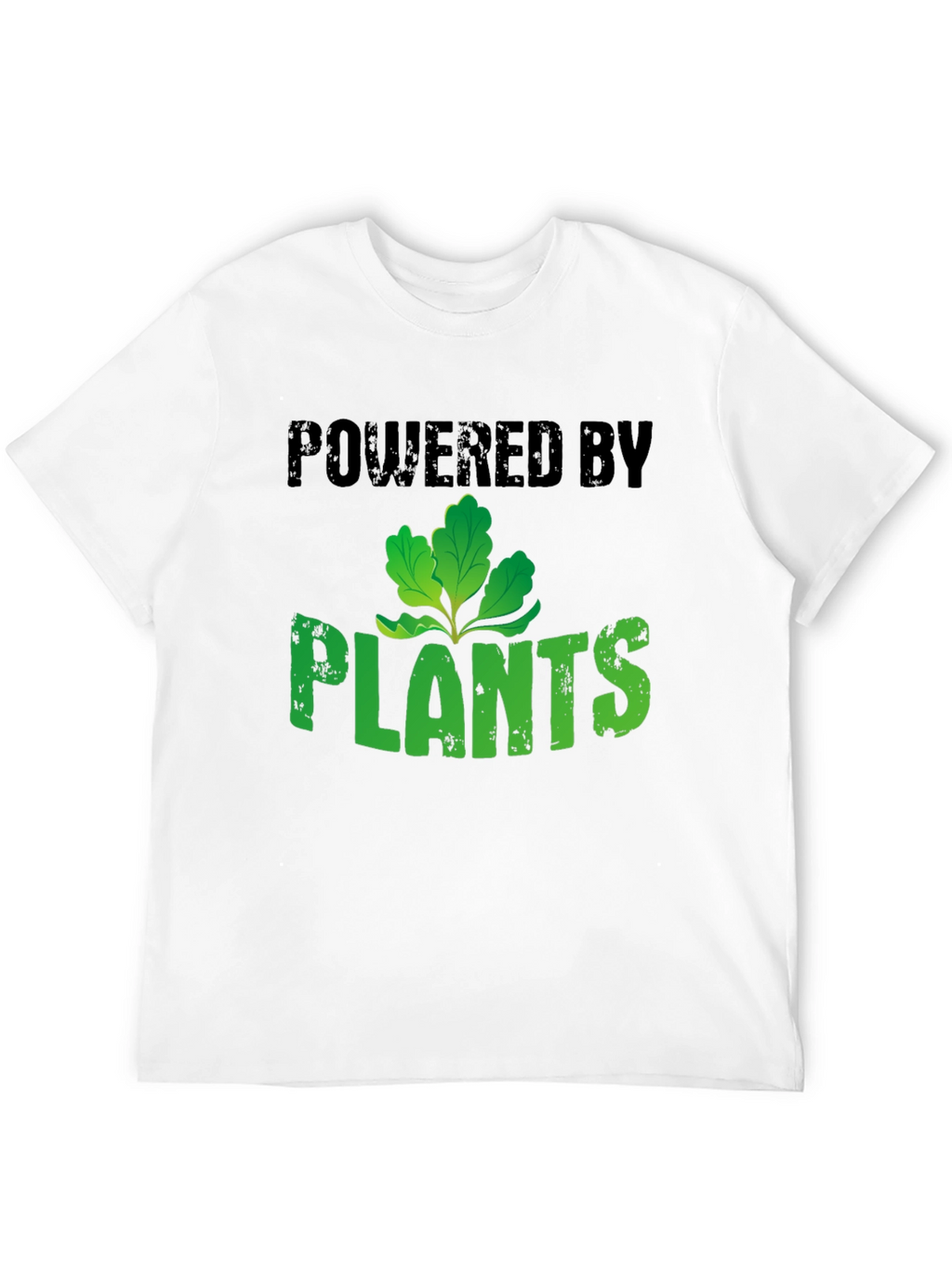 Powered by Plants Graphic Tee - Vegan Lifestyle Shirt