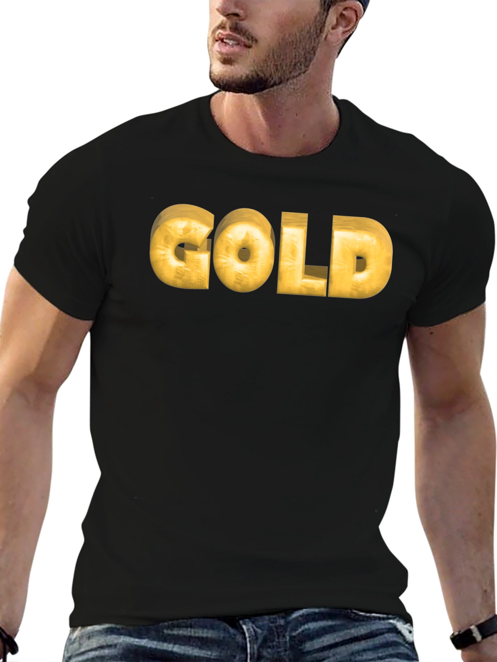Gold T-Shirt - Stylish Trendy Look
