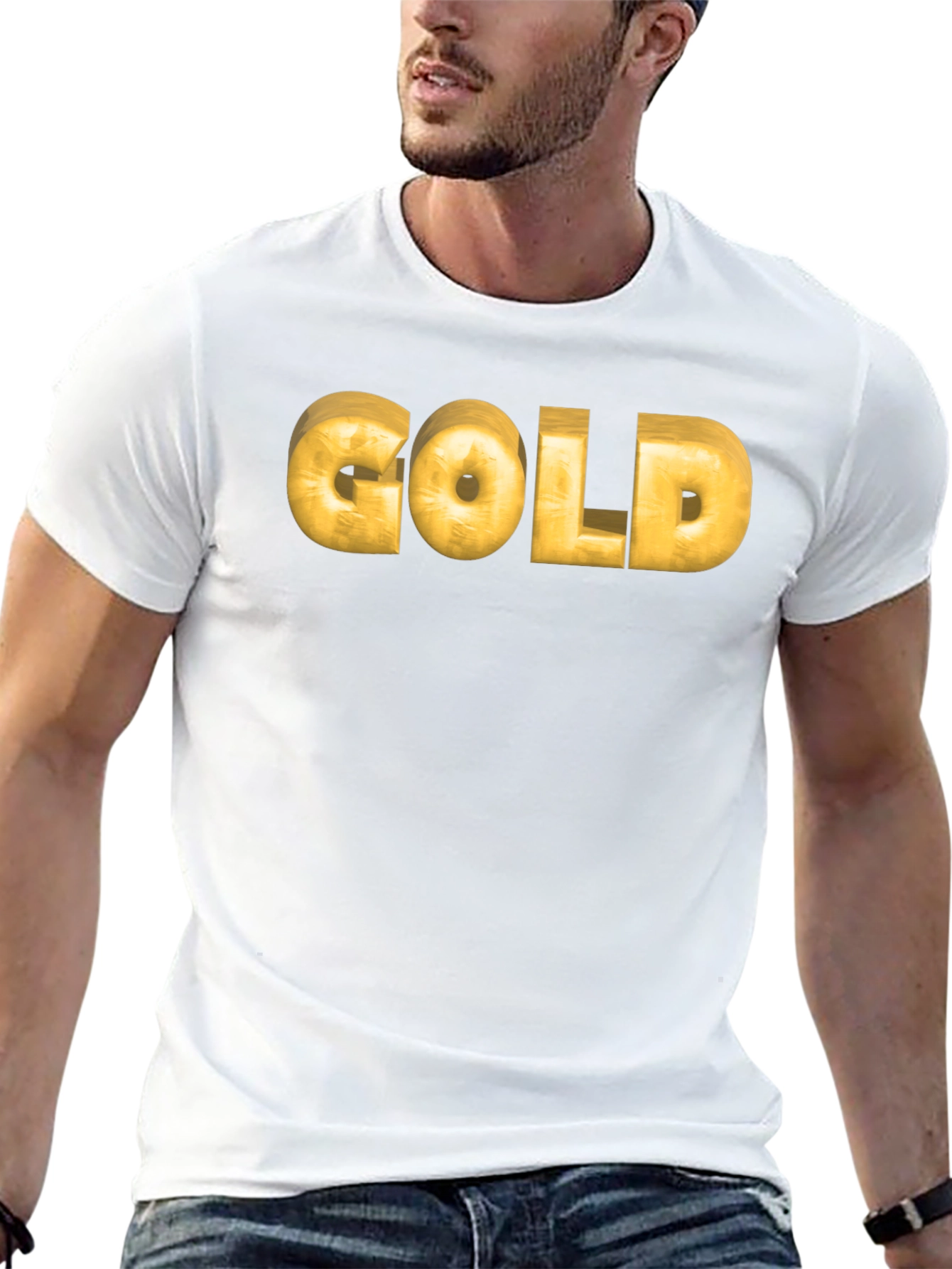 Gold T-Shirt - Stylish Trendy Look